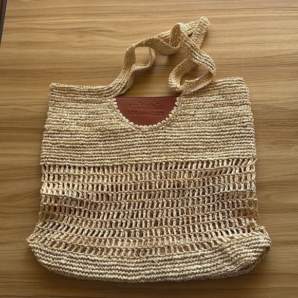 Cult Gaia LA straw tote - Picture 2 of 4